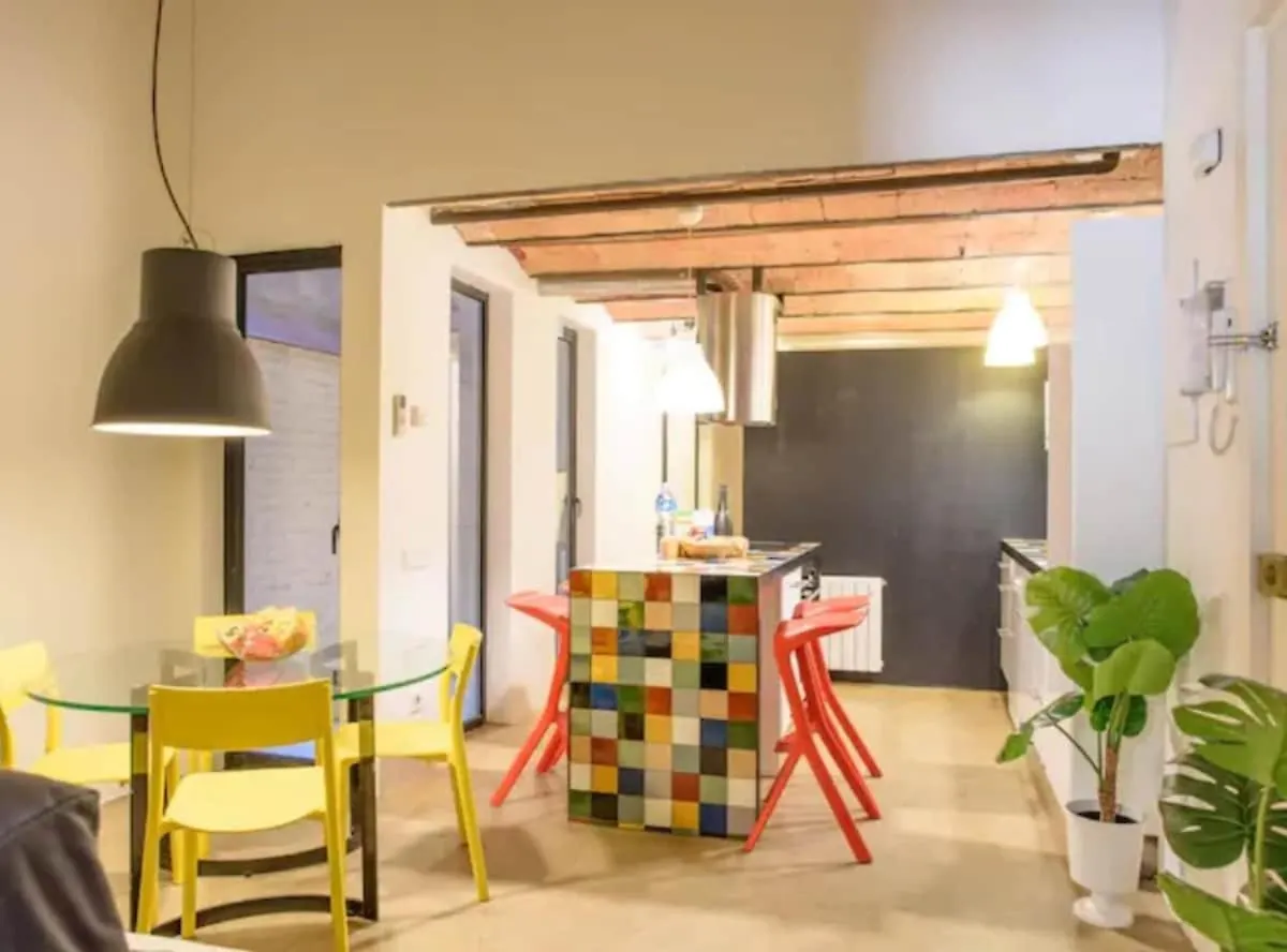Daire Ramblas Rentals Charming & Modern2Br Loft In Gracia 10M Parcgueell Barselona İspanya